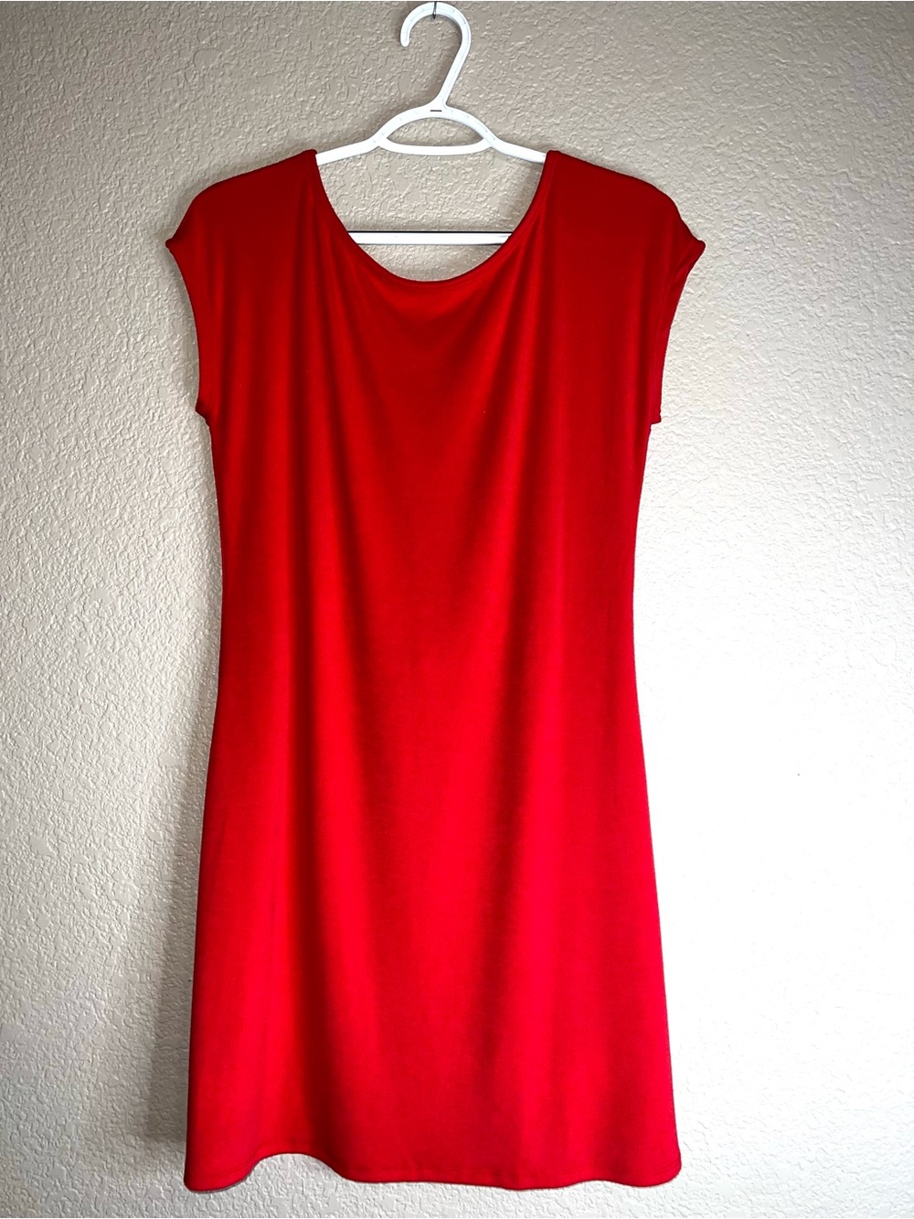 Free People Beach Rosalina Red Low Back Mini Dress Sz L